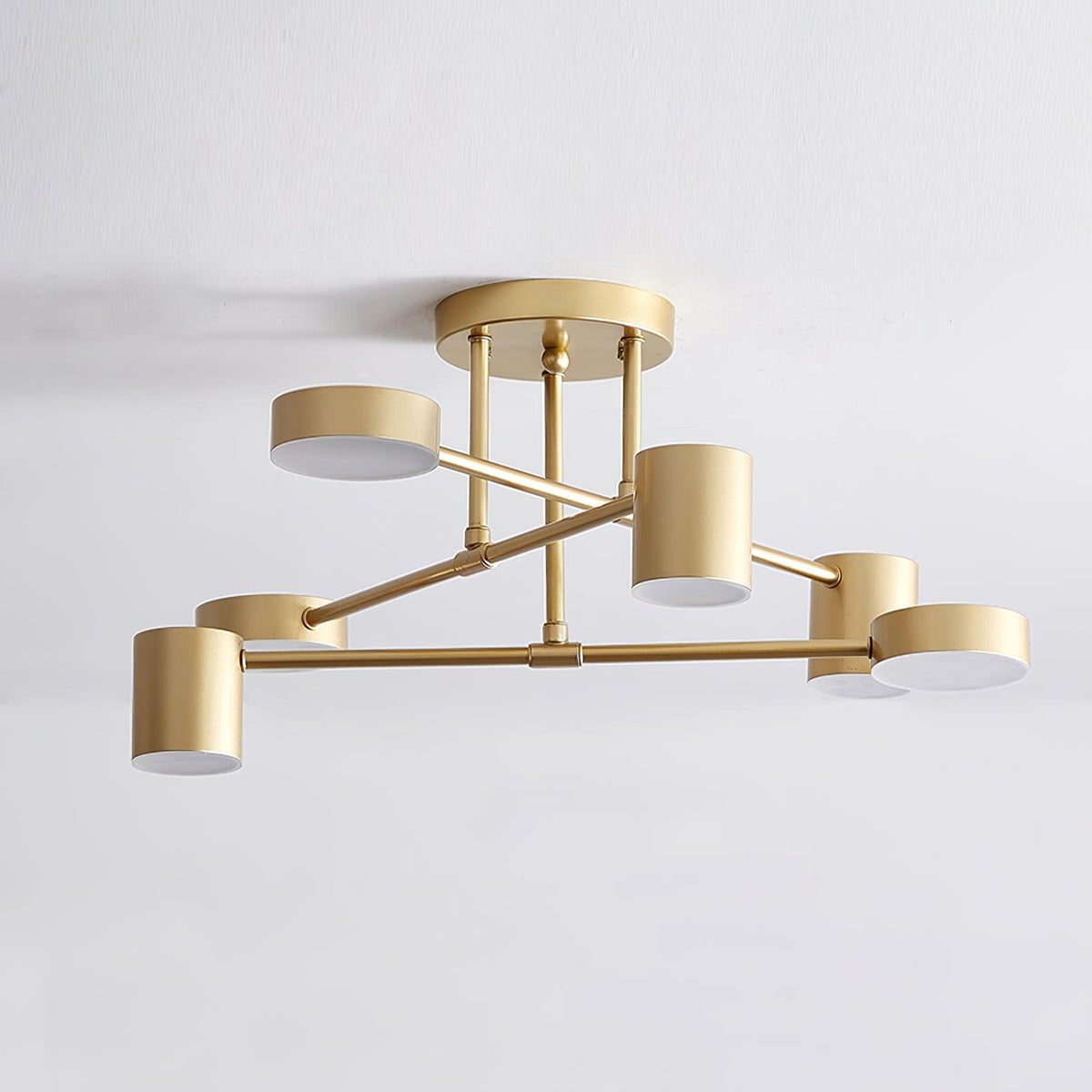 Hubburst Gold Black White LED Ceiling Light