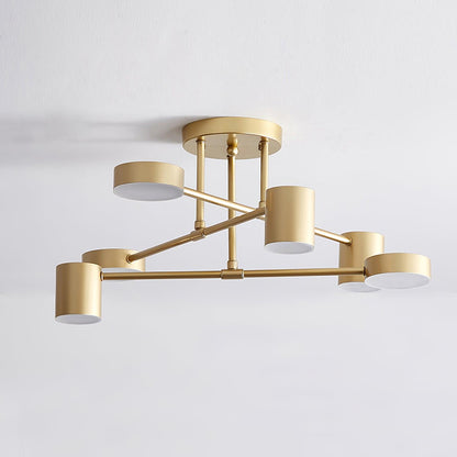 Hubburst Gold Black White LED Ceiling Light