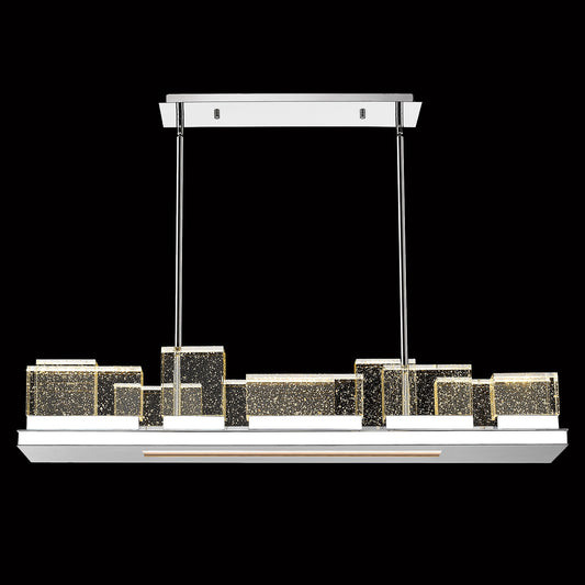 Icelyn Glass Linear LED Chandelier