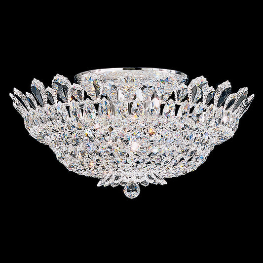 Inverted Pendeloque Heritage Semi-Flush Ceiling Light
