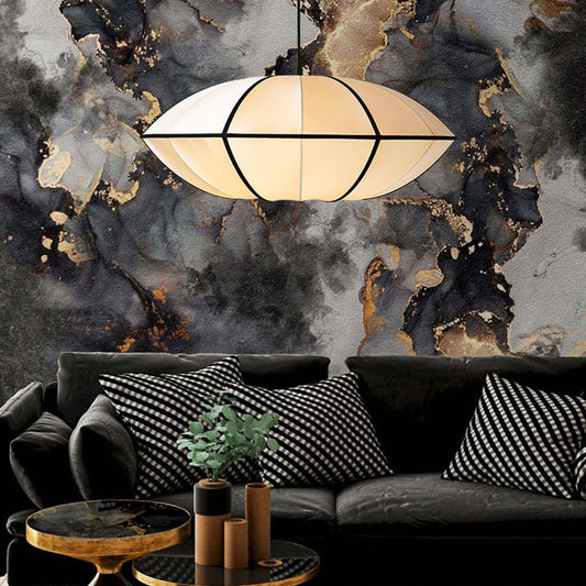 Japanese Retro Fabric Ceiling Lamp