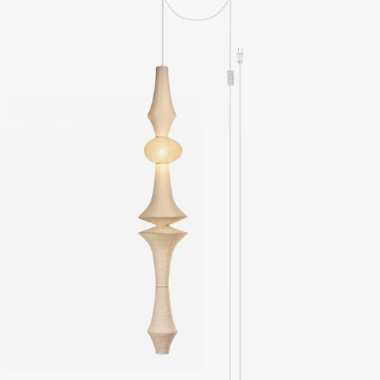 Kozumi White Mulberry Paper Swag Pendant
