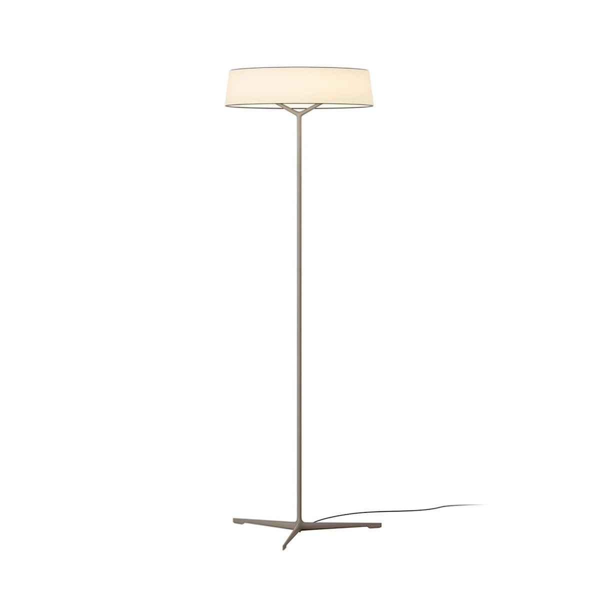 Dama Floor Lamp ∅ 17.7″ x H 55.1″ / Dia 45cm x H 140cm / Grey & White / Warm Light / US Plug Floor lamp