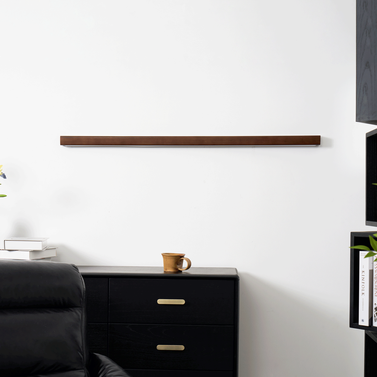 Lathen Wood Walnut LED Wall Light