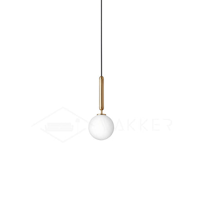 Lentura Brass Glass Multi-Light Pendant