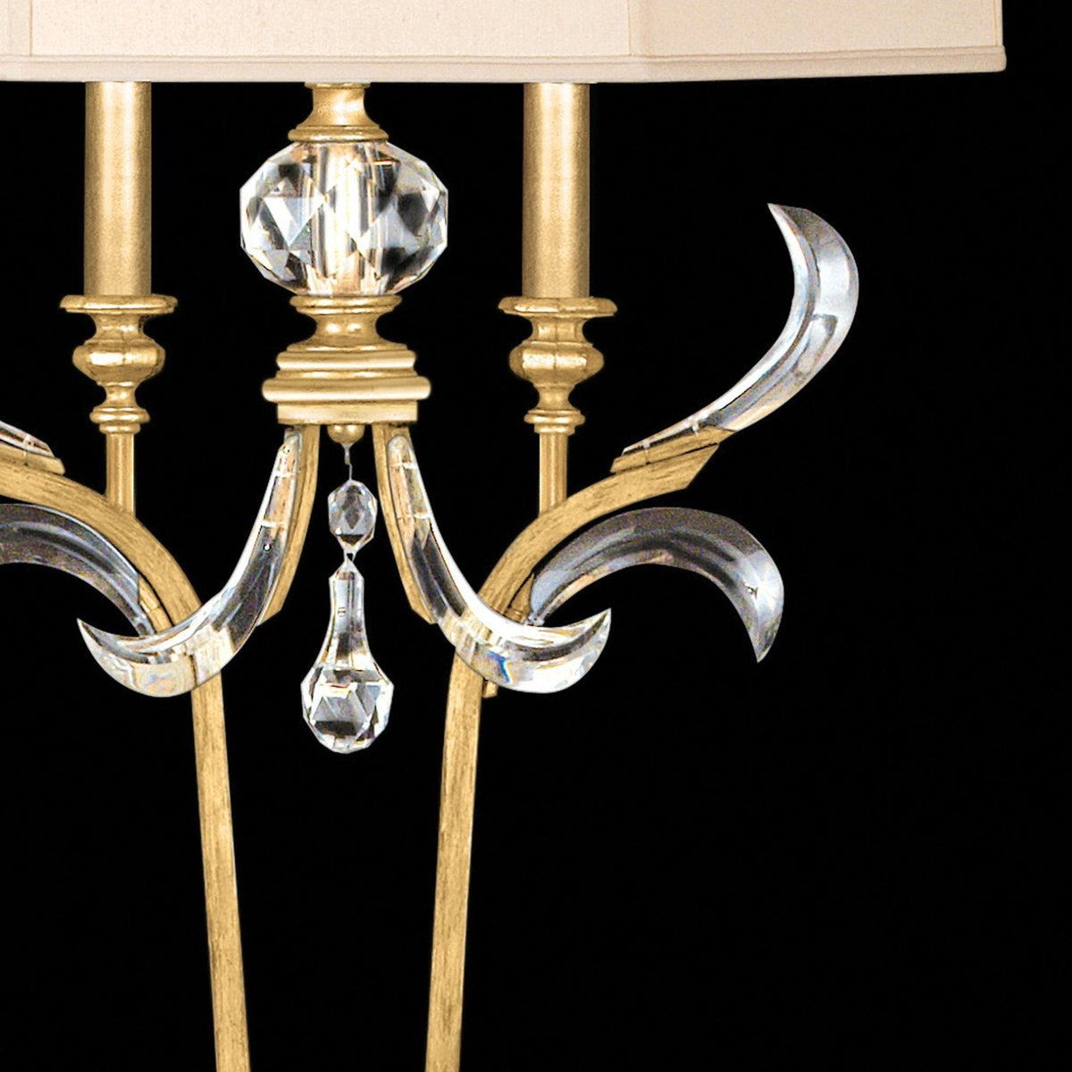 Linear Beveled Curve Wall Sconce