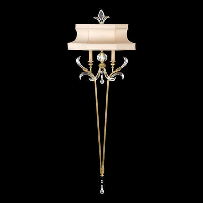 Linear Beveled Curve Wall Sconce