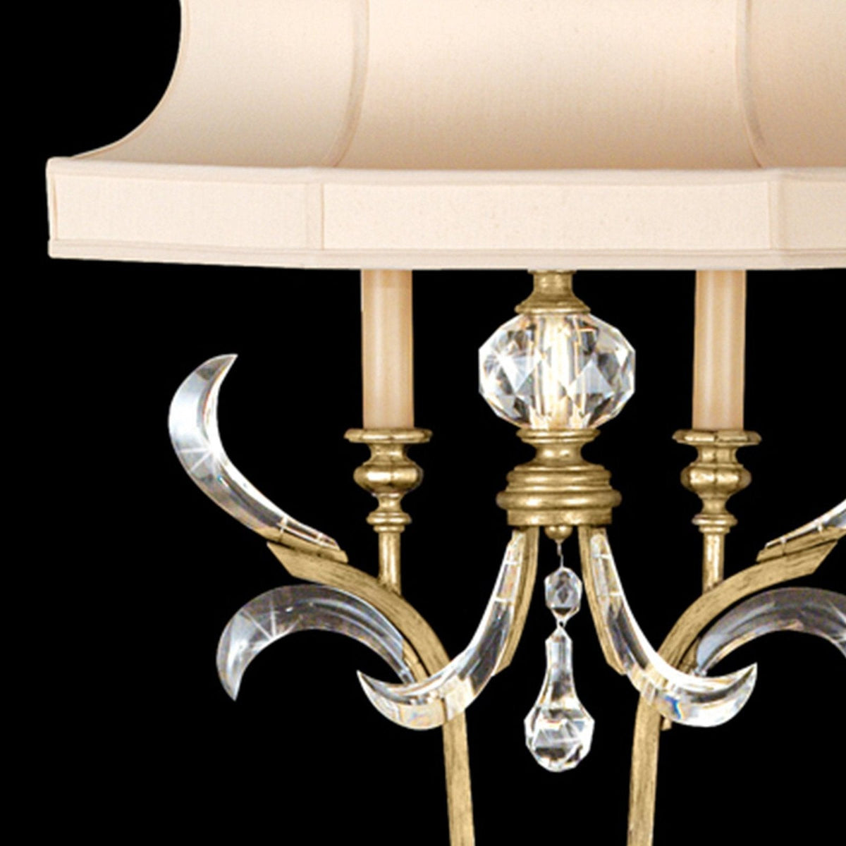 Linear Beveled Curve Wall Sconce