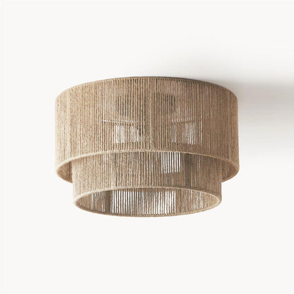 Loomshade Brown Hemp Ceiling Light
