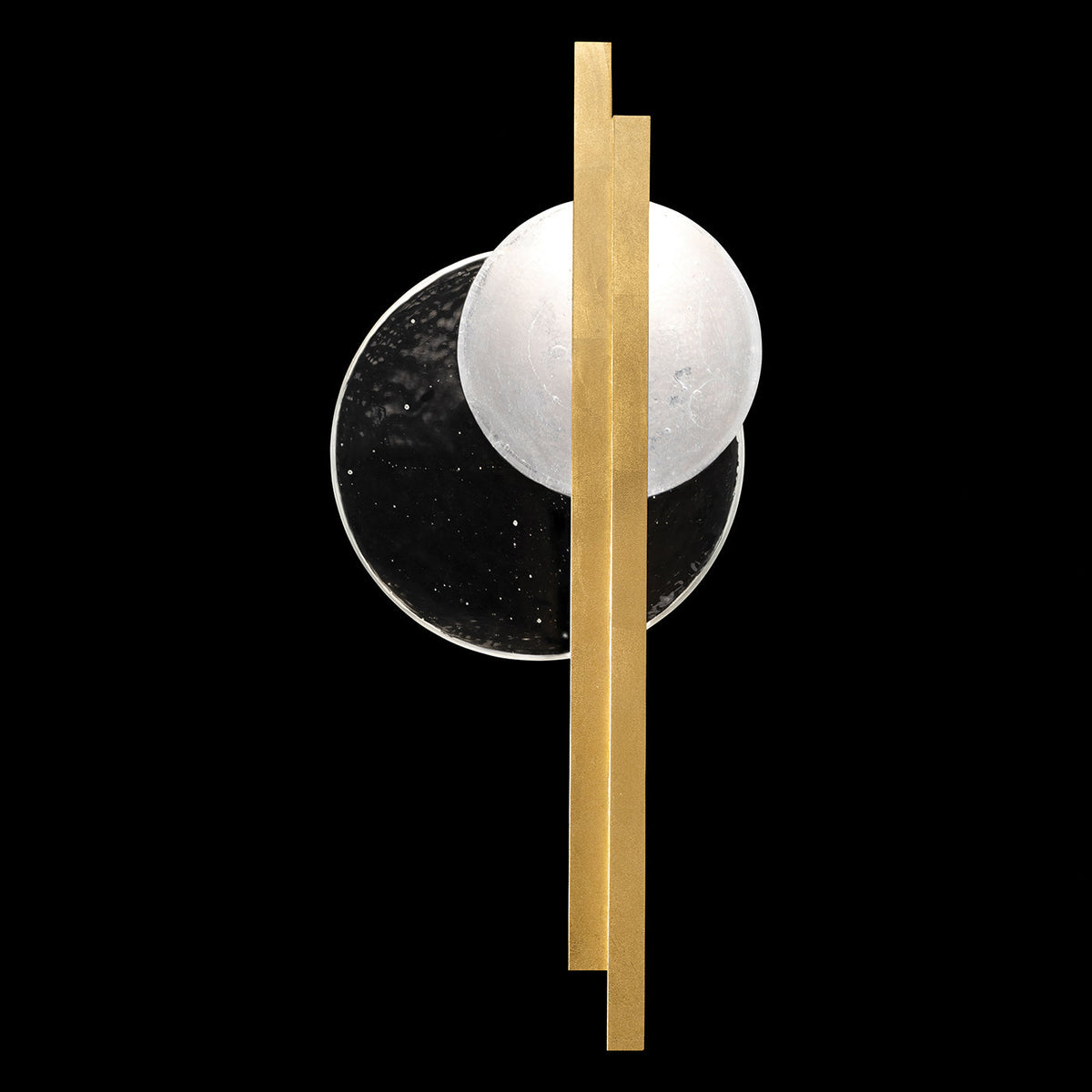 Lunar Cast Glass Linear Wall Sconce