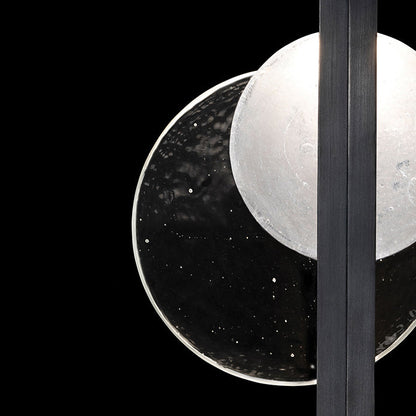 Lunar Cast Glass Linear Wall Sconce