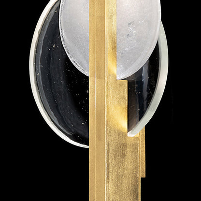 Lunar Cast Glass Linear Wall Sconce