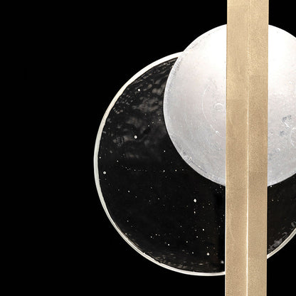 Lunar Cast Glass Linear Wall Sconce