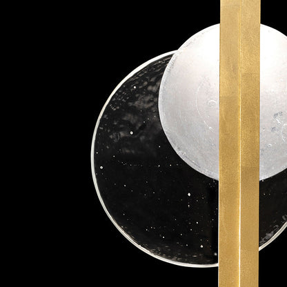 Lunar Cast Glass Linear Wall Sconce