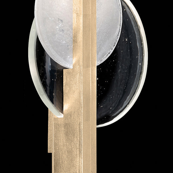 Lunar Cast Glass Linear Wall Sconce