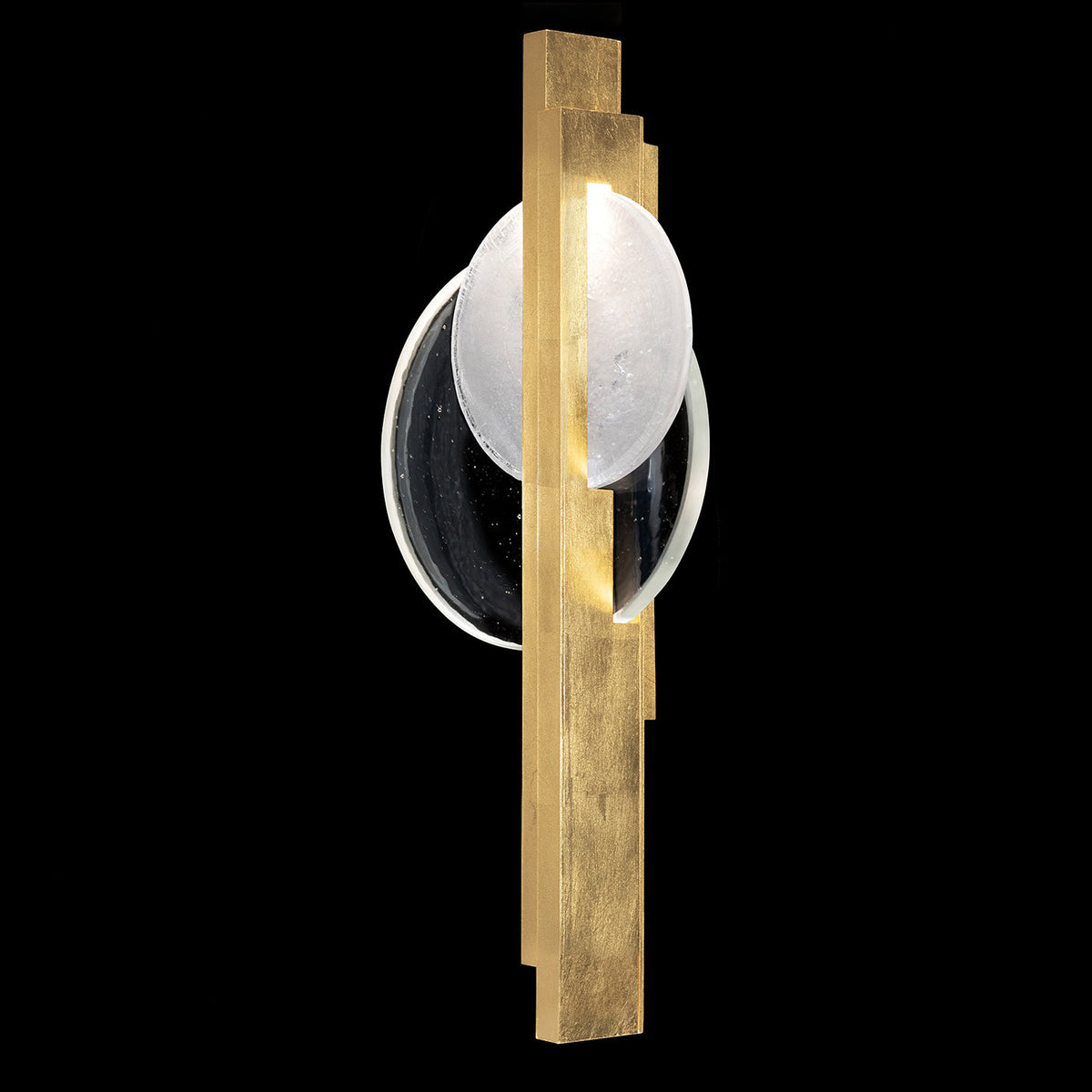 Lunar Cast Glass Linear Wall Sconce