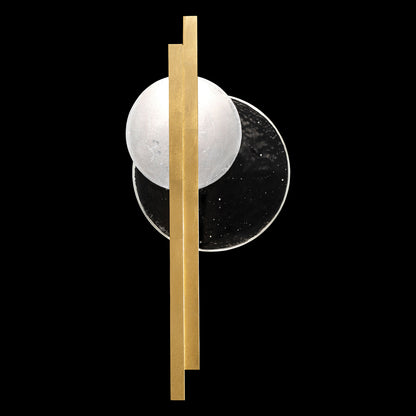 Lunar Cast Glass Linear Wall Sconce