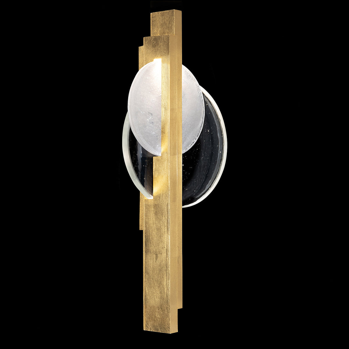Lunar Cast Glass Linear Wall Sconce