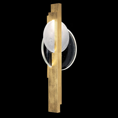 Lunar Cast Glass Linear Wall Sconce