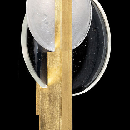Lunar Cast Glass Linear Wall Sconce