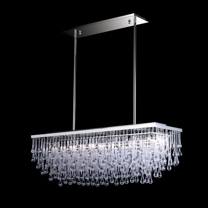 Lustreline Polished Nickel Chandelier