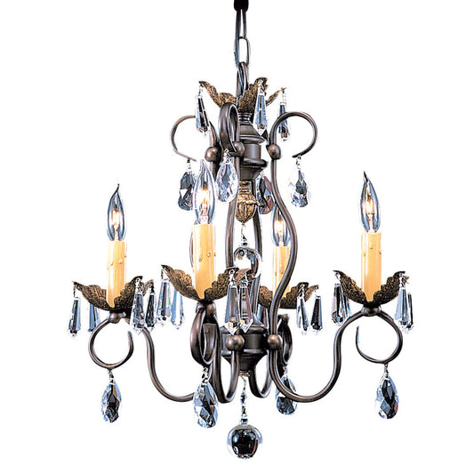Mahogany Jewel Candelabra Chandelier