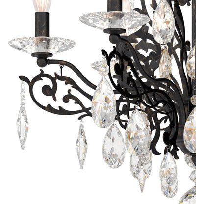 Masquerade Branch Heirloom Gold Crystal Ceiling Light