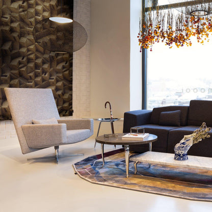 Mesh Shell Black White LED Multi-Light Pendant