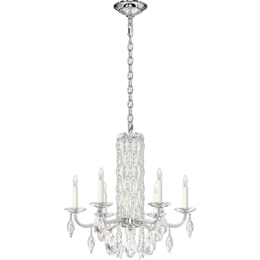 Metal Disc Crystal Cascade Heritage Chandelier