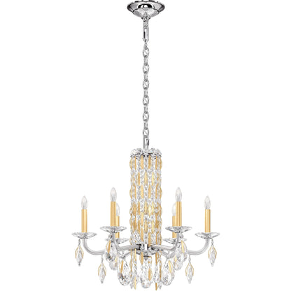 Metal Disc Crystal Cascade Heritage Chandelier
