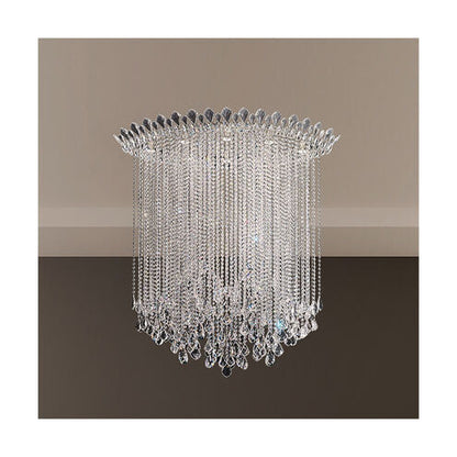 Mineral Pendeloque Clear Heritage Crystal Flush Mount