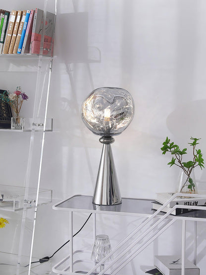 Mirrormelt Sculptural Table Lamp