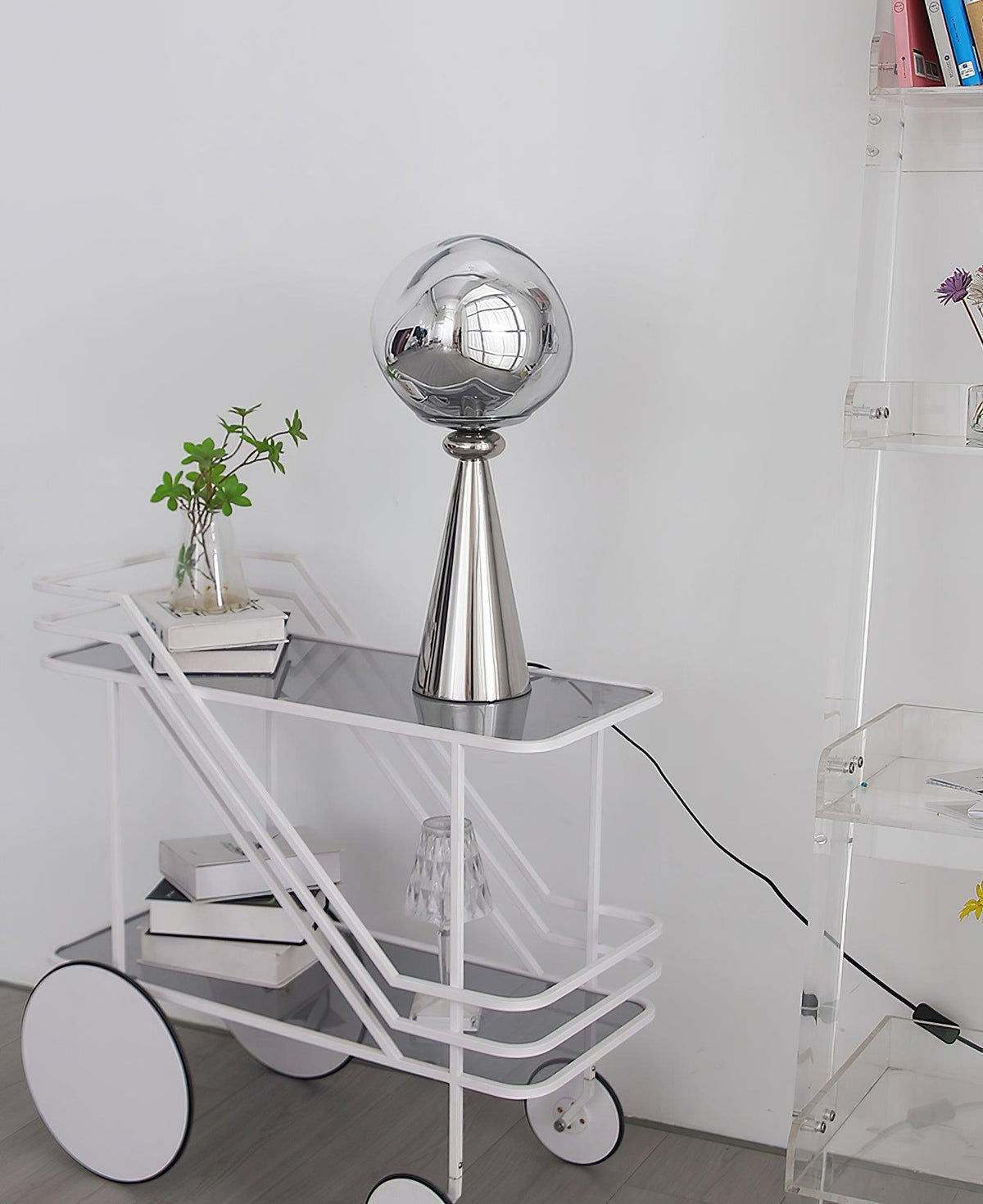 Mirrormelt Sculptural Table Lamp