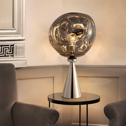Mirrormelt Sculptural Table Lamp
