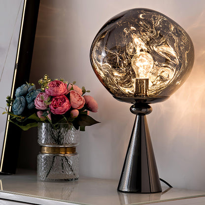 Mirrormelt Sculptural Table Lamp