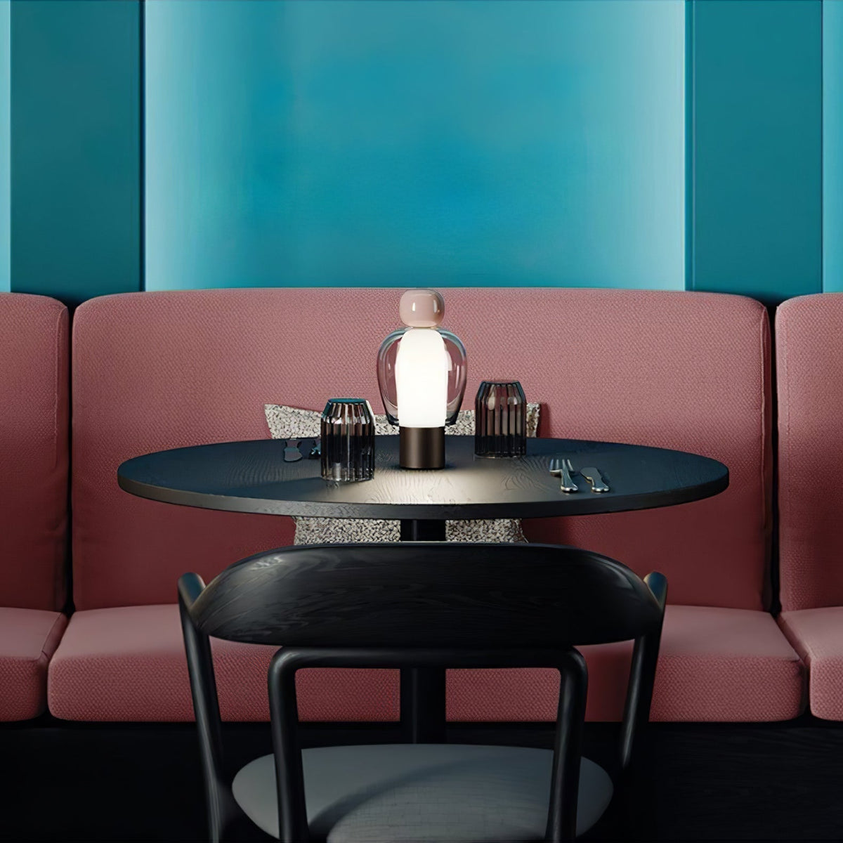 Mirthglass Multi-Color Rechargeable Table Lamp