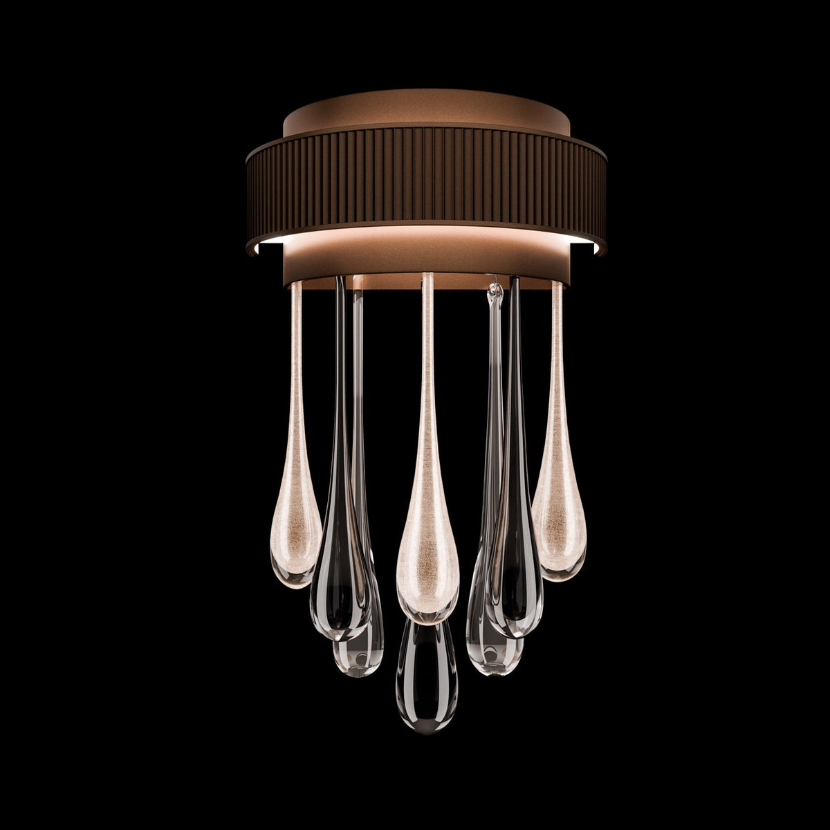 Mistdrop Silver Gold Copper LED Wall Sconce