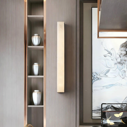 Monolith Brass Alabaster Wall Light