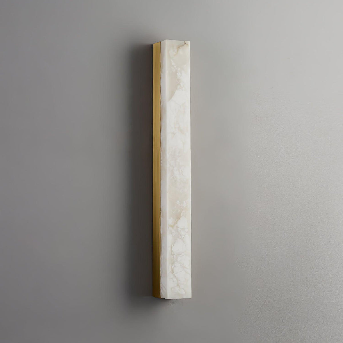 Monolith Brass Alabaster Wall Light