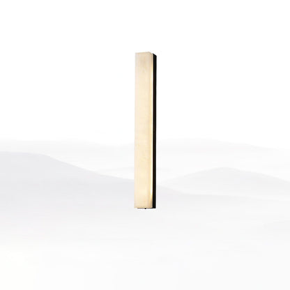 Monolith Brass Alabaster Wall Light