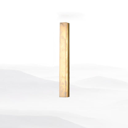 Monolith Brass Alabaster Wall Light