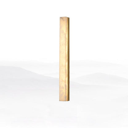 Monolith Brass Alabaster Wall Light