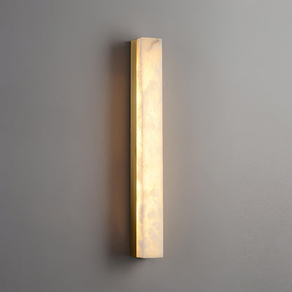 Monolith Brass Alabaster Wall Light