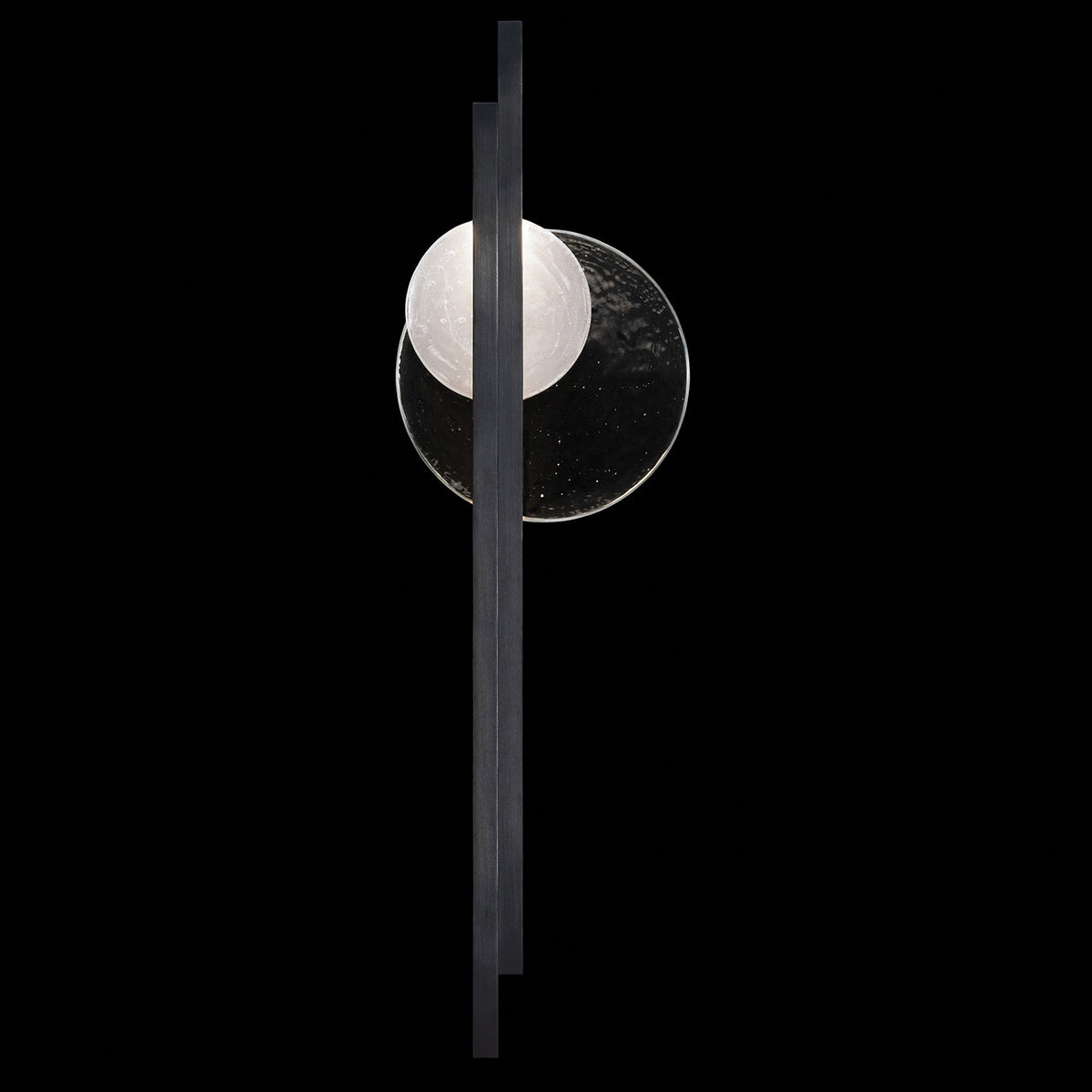 Moonphase Glass Linear Wall Sconce