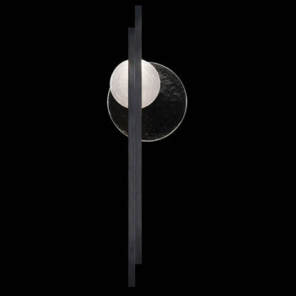 Moonphase Glass Linear Wall Sconce