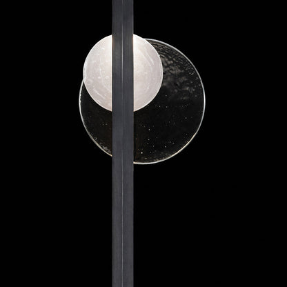 Moonphase Glass Linear Wall Sconce