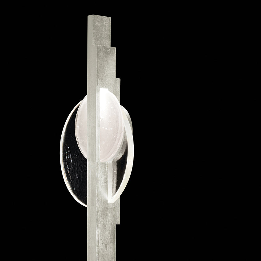 Moonphase Glass Linear Wall Sconce