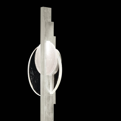 Moonphase Glass Linear Wall Sconce