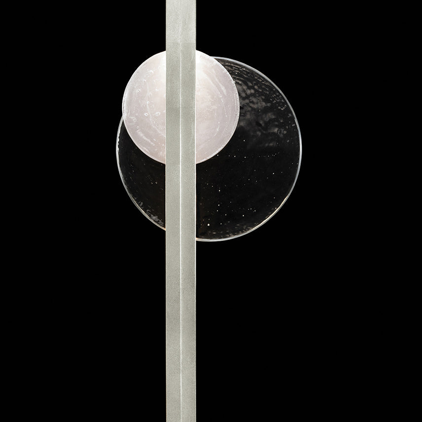 Moonphase Glass Linear Wall Sconce