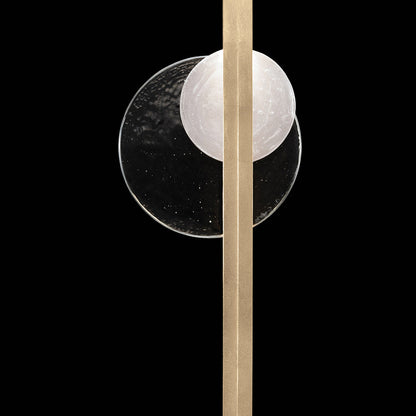 Moonphase Glass Linear Wall Sconce